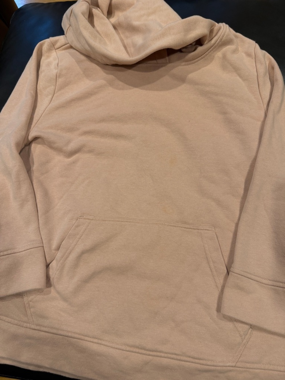 Loft Outlet Hooded Pullover Sweater in Light Pink